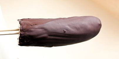 замороженные бананы в шоколаде