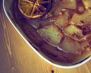 Запеченная дыня