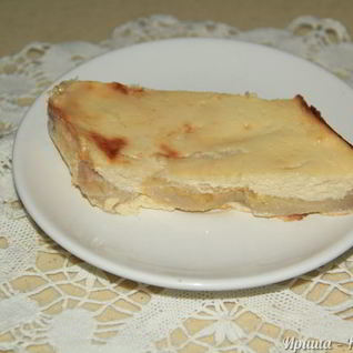 Запеченный бананово-творожный десерт