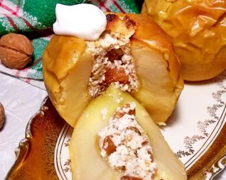 Запеченные яблоки с сюрпризом