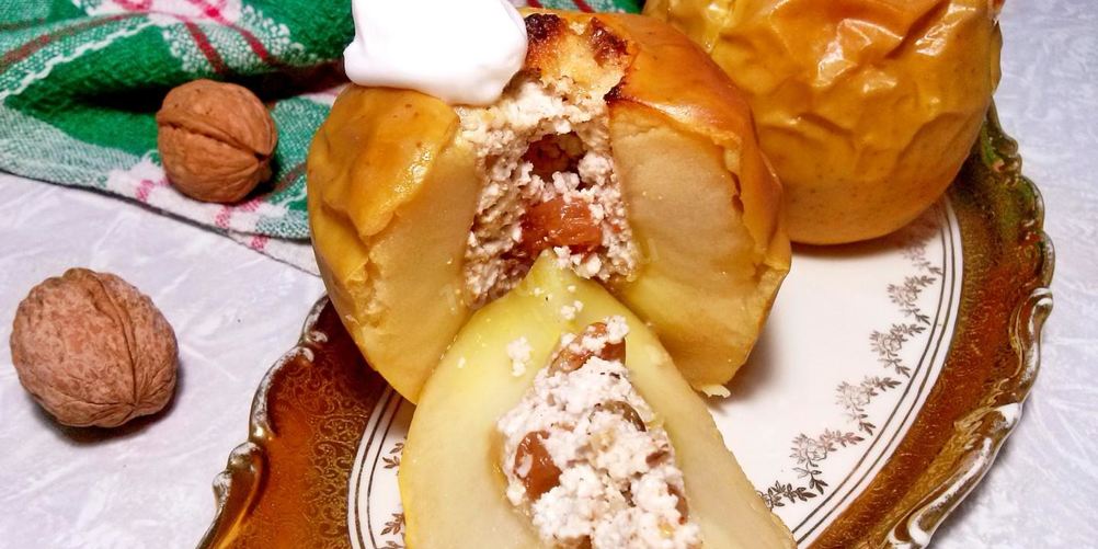 Рецепт запеченных яблок с сюрпризома