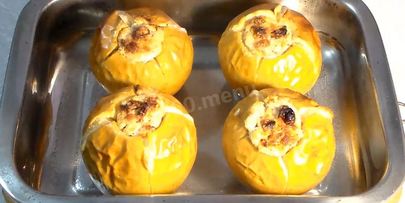 запеченные яблоки с сюрпризом