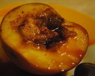 Запеченые персики