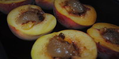 запеченые персики