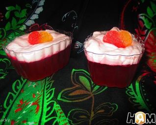 Желе из красной смородины