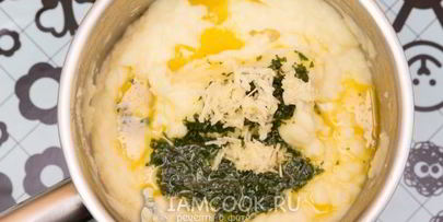 базиликовое картофельное пюре