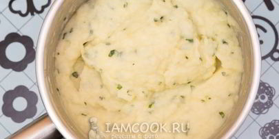 базиликовое картофельное пюре