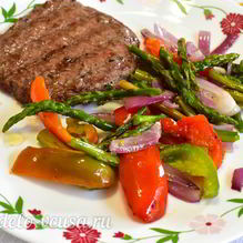 Рецепт Быстрый гарнир из овощей к мясу