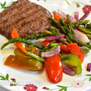 Быстрый гарнир из овощей к мясу