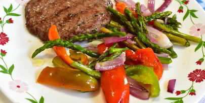 быстрый гарнир из овощей к мясу