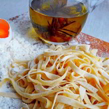 Рецепт Домашняя лапша на желтках