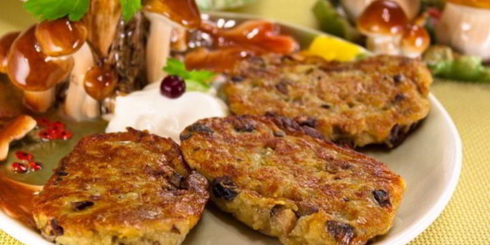 Рецепт драники с грибами