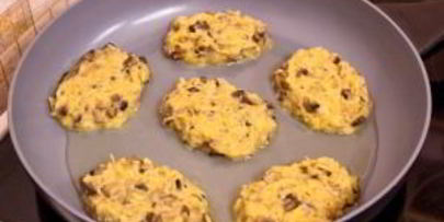 драники с грибами