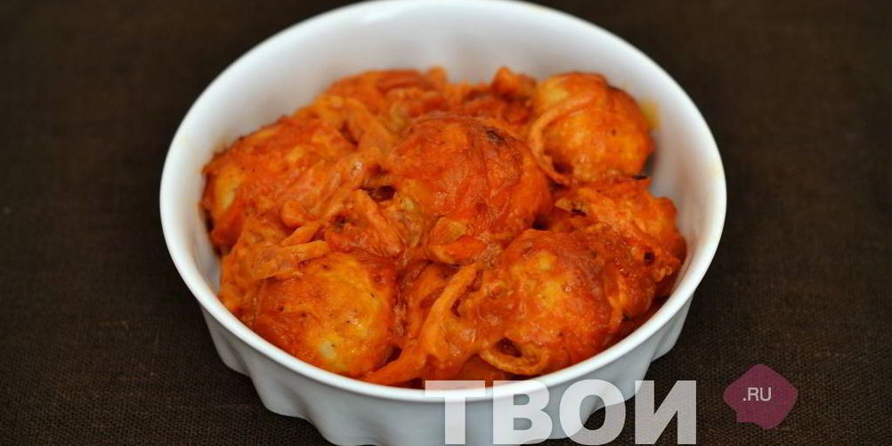 Рецепт фрикадельки в томатном соусе