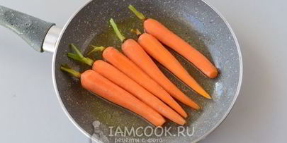 гарнир из глазированной моркови с тимьяном