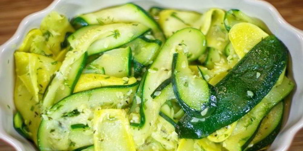 Рецепт гарнир из кабачков