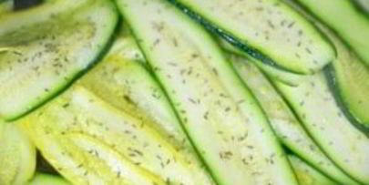 гарнир из кабачков