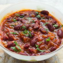 Рецепт Гарнир из красной фасоли