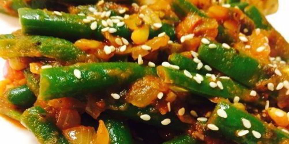 Рецепт гарнир из стручковой фасоли