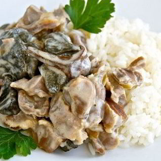 Гарнир к куриным желудкам