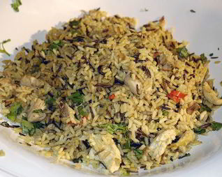 Ароматный рис с цыпленком