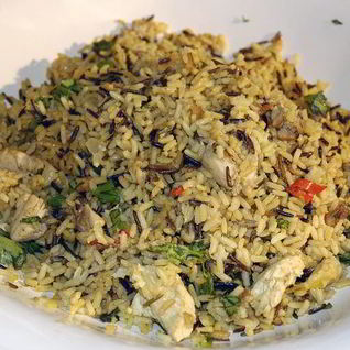 Ароматный рис с цыпленком