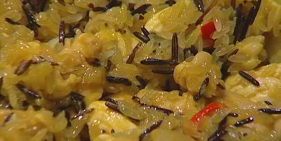 ароматный рис с цыпленком