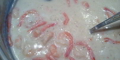 арроз кон коко и камаронес — рис с кокосом и креветками