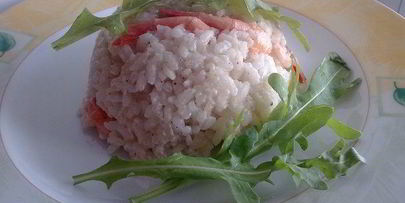 арроз кон коко и камаронес — рис с кокосом и креветками