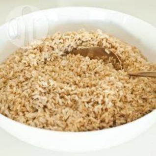 Бурый рис на гарнир