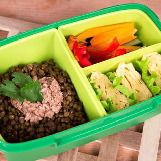 Чечевица и японский омлет