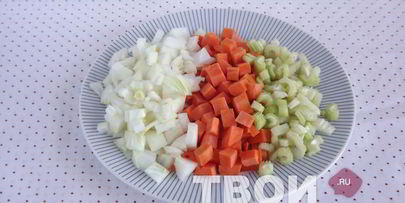 чечевица с овощами