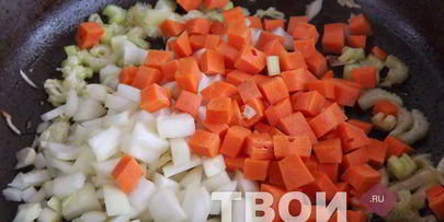 чечевица с овощами