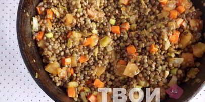 чечевица с овощами