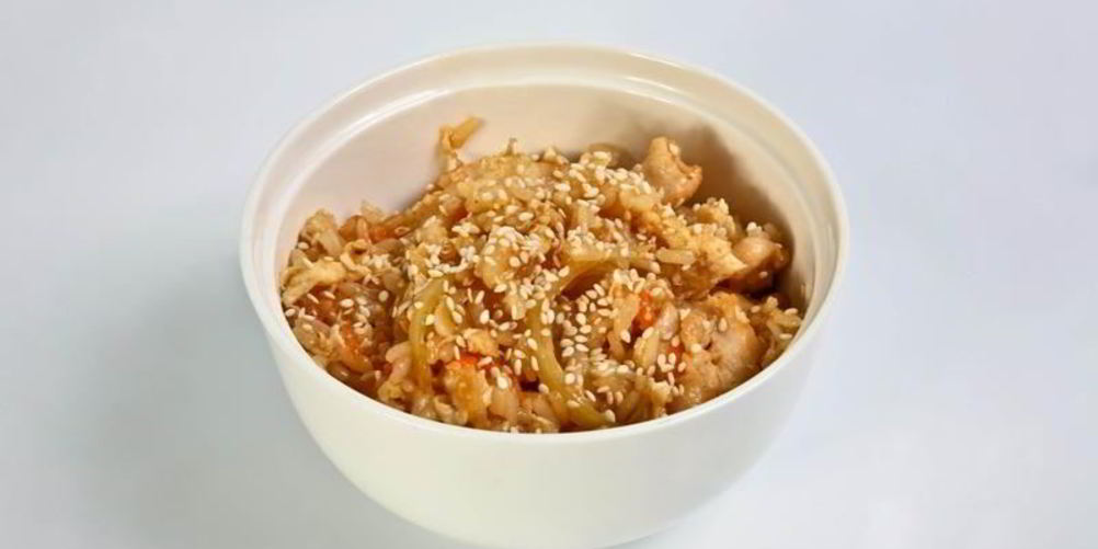 Рецепт чесночный рис с курицей