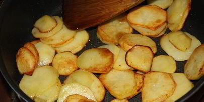 картофель с горгонзолой