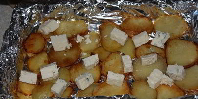 картофель с горгонзолой
