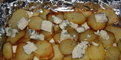 картофель с горгонзолой