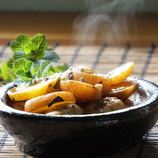 Картофель с мятой по-алжирски