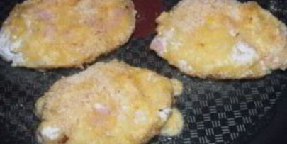 картофель с ветчиной