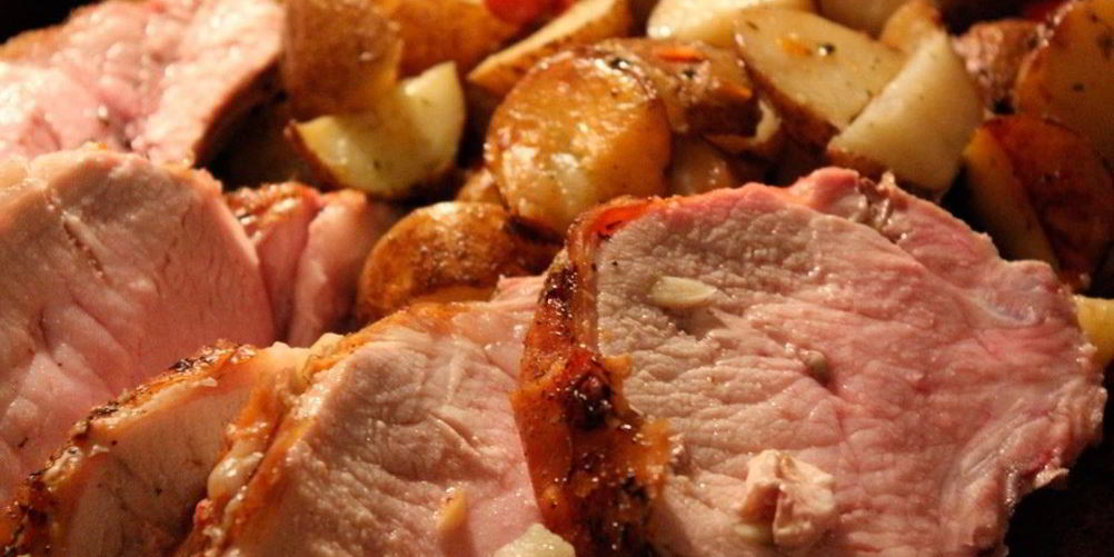 Рецепт картофель со свининой