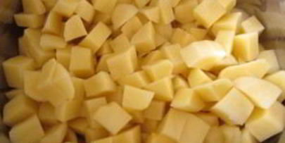 картофель со свининой