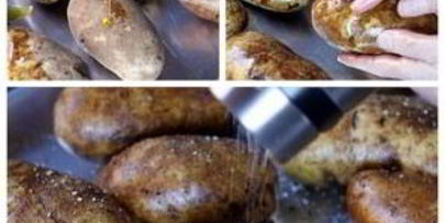 картофель в фольге в мультиварке