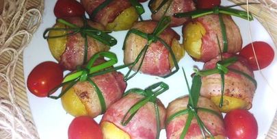 картофель в обертке