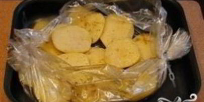 картофель в рукаве для запекания