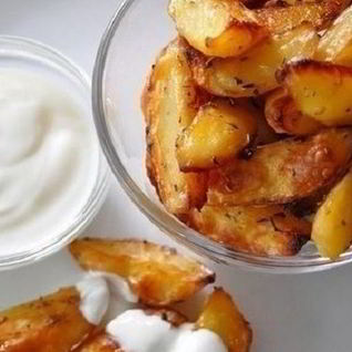 Картофель в соевом соусе на гарнир