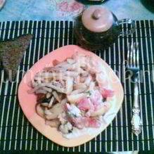 Рецепт Картофель жареный с салатом