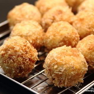 Картофельные крокеты с грибами