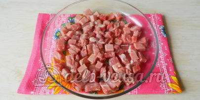 картошка с мясом в духовке