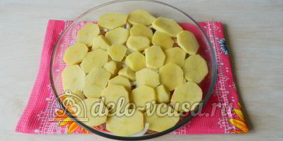 картошка с мясом в духовке